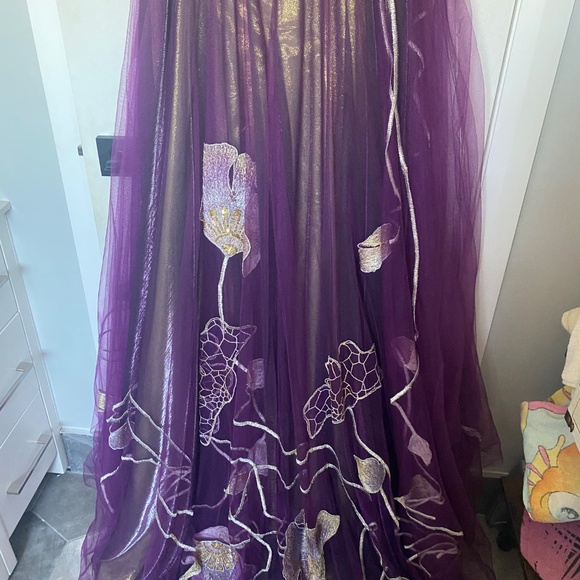 Mermaid ethereal goddess long dress - Picture 7 of 9